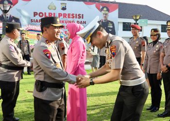 314 Polisi di Satker Mapolda Jateng Naik Pangkat