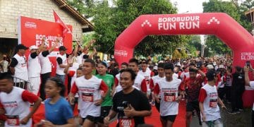 Rangkaian kegiatan Bank Jateng Borobudur Marathon 2025 resmi ditutup, dengan gelaran Borobudur Fun Run.