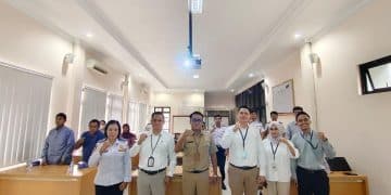 Bank Jateng Kantor Cabang Koordinator (KCK) Pati berupaya mendorong digitalisasi layanan publik, melalui kegiatan Bimbingan Teknis (Bimtek) E-Parkir.