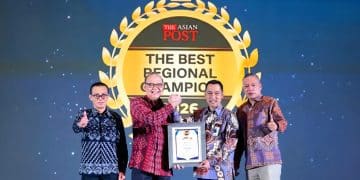 Bank Jateng meraih apresiasi dalam ajang The Asian Post Regional Champion 2026, penghargaan ini diberikan atas kinerja yang solid.